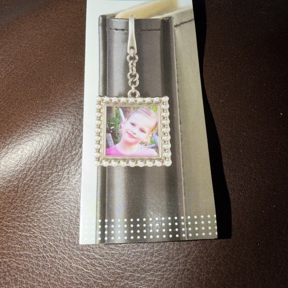 Creative Memories Album Identification Charm SILVER New In Box Add Your Photo